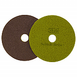 Diamond Floor Pads, 20" Diameter, Sienna, 5/Carton (10027)