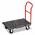 Heavy-Duty Platform Truck Cart, 1,000 lb Capacity, 24 x 36 Platform, Black (4403BLA)