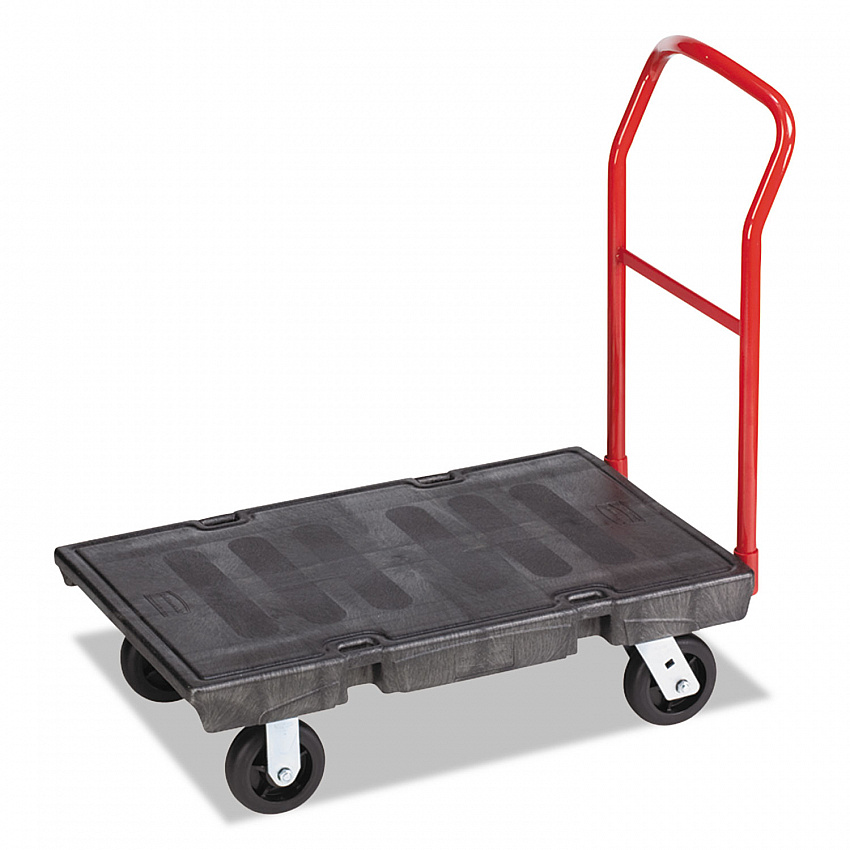 Heavy-Duty Platform Truck Cart, 1,000 lb Capacity, 24 x 36 Platform, Black (4403BLA)