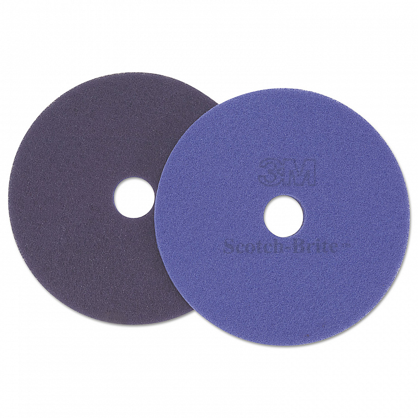 Diamond Floor Pad, 17" Diameter, Purple, 5/Carton (47951)