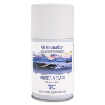 Rubbermaid Commercial TC Standard Aerosol Refill, Mountain Peaks, 6 oz Aerosol Spray, 12/Carton (4009851)