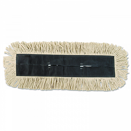 Dust Mop Head, Disposable, 5 x 36, White, 6/Carton (DD91536W)