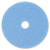 Hi-Performance Burnish Pad 3050, 20" Diameter, Sky Blue, 5/Carton (59825)