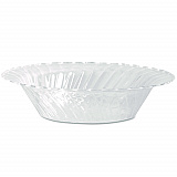 Classicware Plastic Dinnerware, Bowl, 10 oz, Clear, 18/Pack, 10 Packs/Carton (CWB10180)