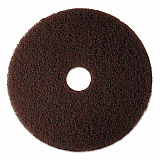Low-Speed High Productivity Floor Pads 7100, 20" Diameter, Brown, 5/Carton (08448)