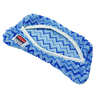 HYGEN MF Flexi Frame Damp Mop Covers, Microfiber, Blue, 8 x 8 (Q891BLU)