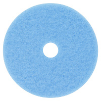 Hi-Performance Burnish Pad 3050, 27" Diameter, Sky Blue, 5/Carton (59824)