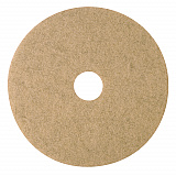 Ultra High-Speed Natural Blend Floor Burnishing Pads 3500, 19" Diameter, Tan, 5/Carton (19007)