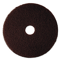 Low-Speed High Productivity Floor Pads 7100, 21" Diameter, Brown, 5/Carton (08449)