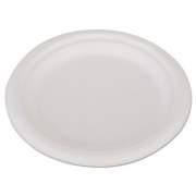 SCT ChampWare Heavyweight Bagasse Dinnerware, Plate, 6", White, 1,000/Carton (18110)