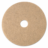 Ultra High-Speed Natural Blend Floor Burnishing Pads 3500, 21" Diameter, Tan, 5/Carton (19009)