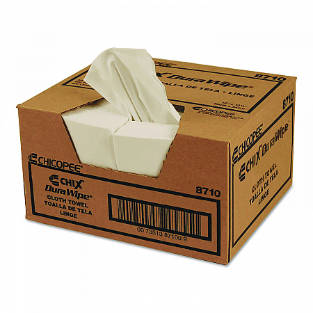 VeraClean Critical Cleaning Wipes, Smooth Texture, 1/4 Fold, 1-Ply, 12 x 13, Unscented, White, 400/Carton (8710)