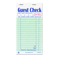 Guest Check Pad, 17 Lines, Two-Part Carbon, 3.5 x 6.7, 50 Forms/Pad, 50 Pads/Carton (GC60002)