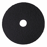 Low-Speed High Productivity Floor Pads 7300, 18" Diameter, Black, 5/Carton (08276)