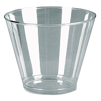 Comet Plastic Tumblers, Squat, 9 oz, Clear, 500/Carton (PGT9S)