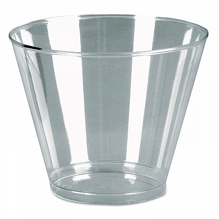Comet Plastic Tumblers, Squat, 9 oz, Clear, 500/Carton (PGT9S)