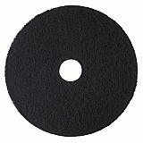 Low-Speed High Productivity Floor Pads 7300, 21" Diameter, Black, 5/Carton (08279)