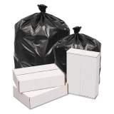 GEN Waste Can Liners, 60 gal, 1.6 mil, 38" x 58", Black, 100/Carton (385820)