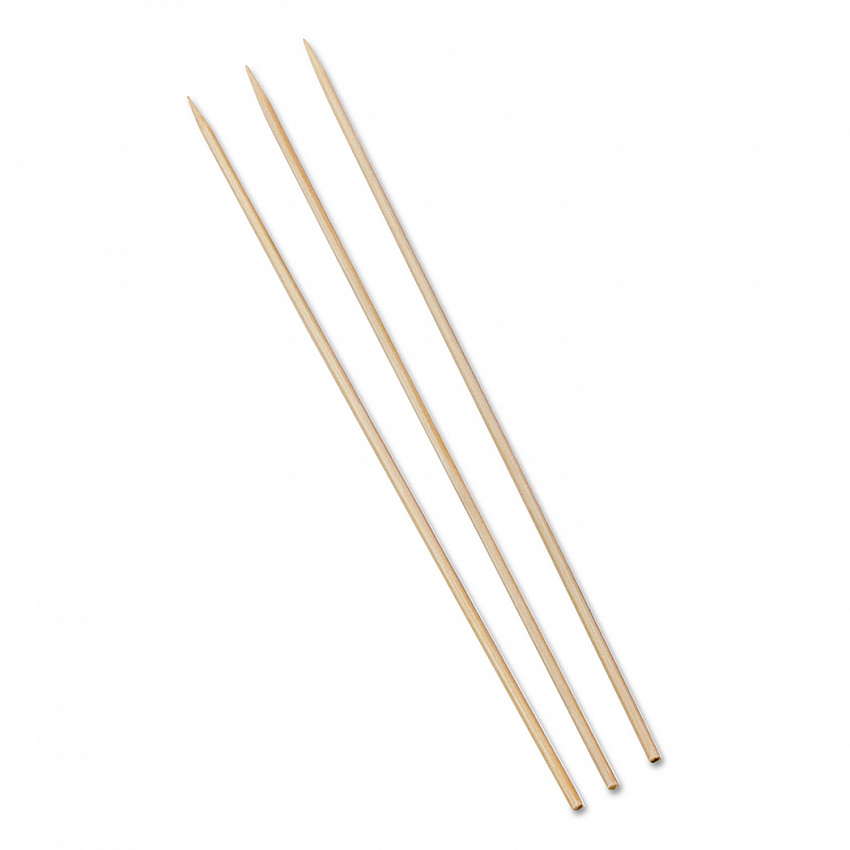 Bamboo Skewers, Paper, 10", White, 100/Pack, 10 Packs/Box, 12 Boxes/Carton (R813)