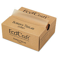 EcoCraft Interfolded Dry Wax Deli Sheets, 6 x 10.75, Natural, 1,000/Box, 10 Boxes/Carton (010001)