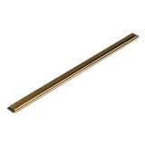 Unger Golden Clip Brass Channel with Black Rubber Blade and Clip, 12 Inches, Straight (GC30)