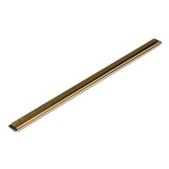 Unger Golden Clip Brass Channel with Black Rubber Blade and Clip, 12 Inches, Straight (GC30)