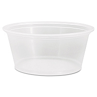 Conex Complements Portion/Medicine Cups, 3.25 oz, Plastic, Clear, 125/Bag, 20 Bags/Carton (325PC)
