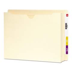 Smead Heavyweight End Tab File Jacket with 2" Expansion, Straight Tab, Letter Size, Manila, 25/Box (76910)