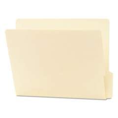 Smead Heavyweight Manila End Tab Folders, 9" Front, 1/3-Cut Tabs, Bottom Position, Letter Size, 100/Box (24137)