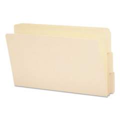 Smead Heavyweight Manila End Tab Folders, 9" Front, 1/3-Cut Tabs, Legal Size, 100/Box (27134)