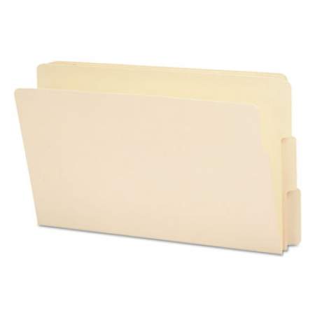 Smead Heavyweight Manila End Tab Folders, 9" Front, 1/3-Cut Tabs, Legal Size, 100/Box (27134)