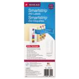 Smead Color-Coded Smartstrip Refill Label Forms, Laser Printer, Assorted, 1.5 x 7.5, White, 250/Pack (66004)