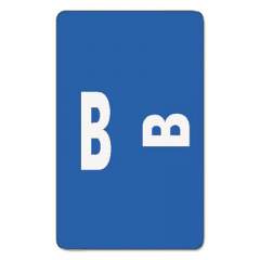 Smead AlphaZ Color-Coded Second Letter Alphabetical Labels, B, 1 x 1.63, Dark Blue, 10/Sheet, 10 Sheets/Pack (67172)