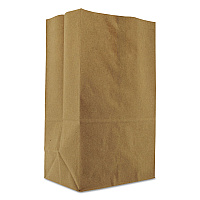 Grocery Paper Bags, 1/8 BBL Squat Size, Heavy-Duty, 57# Basis Weight, 10.5" x 6.25" x 13.88", Kraft, 500/Bundle (SK1857)