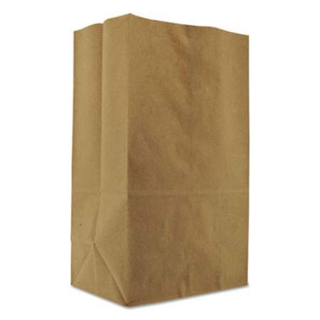 General Squat Paper Grocery Bags, 57 lbs Capacity, 1/8 BBL, 10.13"w x 6.75"d x 14.38"h, Kraft, 500 Bags (SK1857)