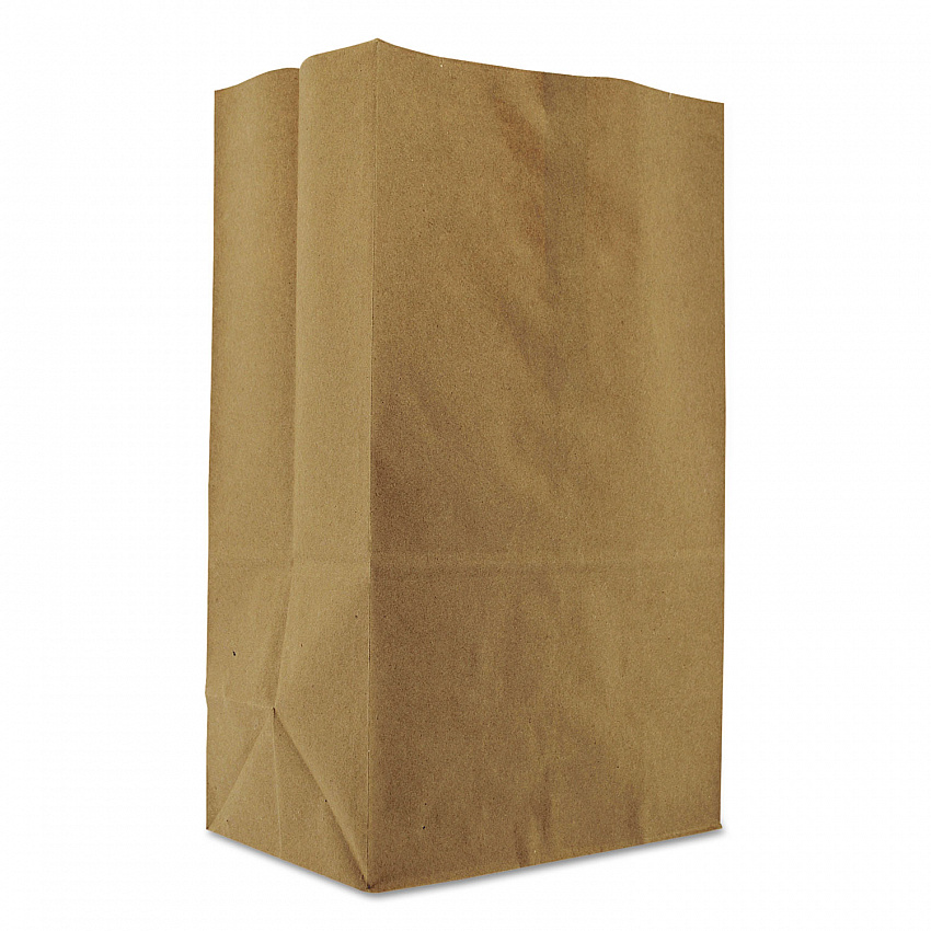Grocery Paper Bags, 1/8 BBL Squat Size, Heavy-Duty, 57# Basis Weight, 10.5" x 6.25" x 13.88", Kraft, 500/Bundle (SK1857)