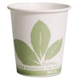 SOLO Cup Company Bare Eco-Forward Paper Treated Water Cups, Cold, 3 oz, White/Green, 100/Sleeve, 50 Sleeves/Carton (44BB)