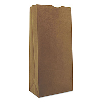 Grocery Paper Bags, 25# Size, 40# Basis Weight, 8.25" x 5.38" x 18", Kraft, 500/Bundle (GK25500)