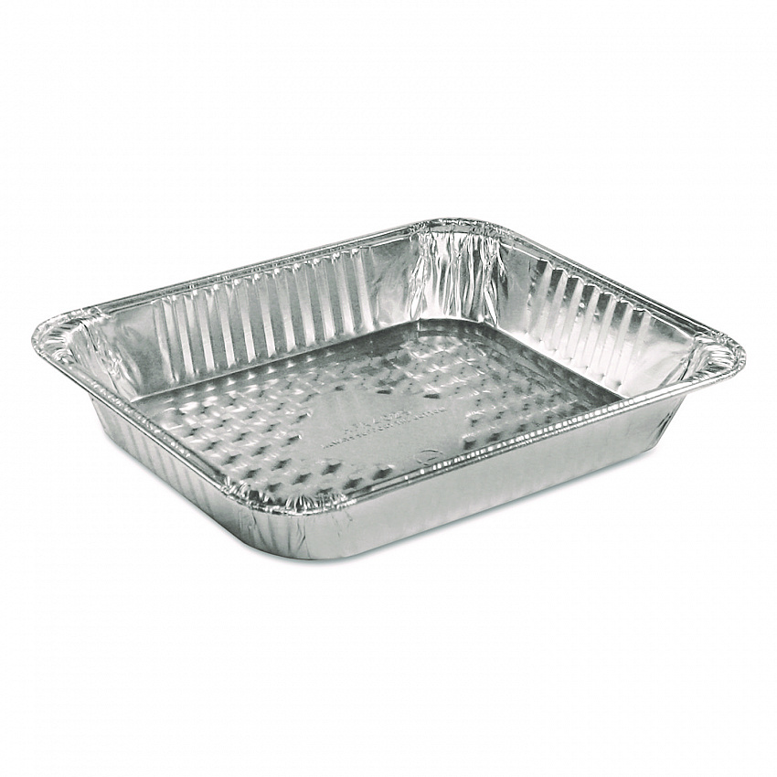 Aluminum Steam Table Pans, Half-Size Medium, 2.19" Deep, 10.38 x 12.75, 100/Carton (402540)