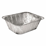 Aluminum Steam Table Pans, Half-Size Extra Deep, 4.19" Deep, 10.31 x 12.69, 100/Carton (201450)