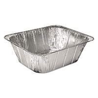 Aluminum Steam Table Pans, Half-Size Extra Deep, 4.19" Deep, 10.31 x 12.69, 100/Carton (201450)