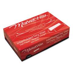 Bagcraft MarketWax Interfolded Dry Wax Deli Paper, 8 x 10.75, White, 500/Box, 12 Boxes/Carton (011008)