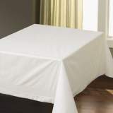 Hoffmaster Tissue/Poly Tablecovers, 82" x 82", White, 25/Carton (210086)