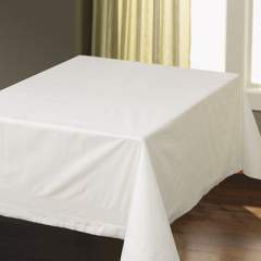 Hoffmaster Tissue/Poly Tablecovers, 82" x 82", White, 25/Carton (210086)