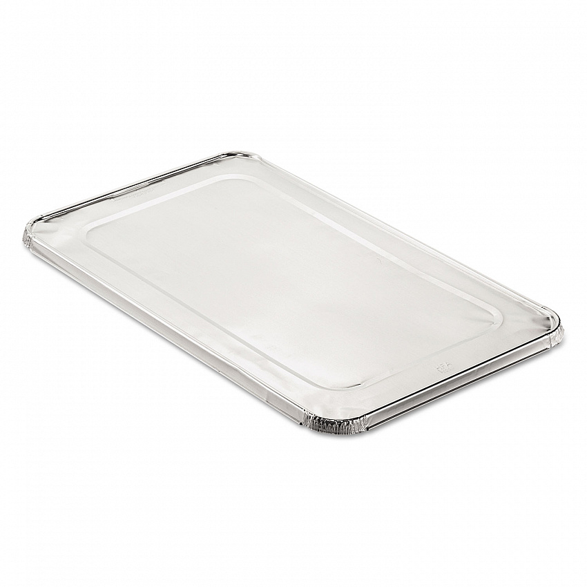 Steam Pan Foil Lids, Fits Full-Size Pan, 40 Gauge, 12.88 x 20.81, 50/Carton (205000)