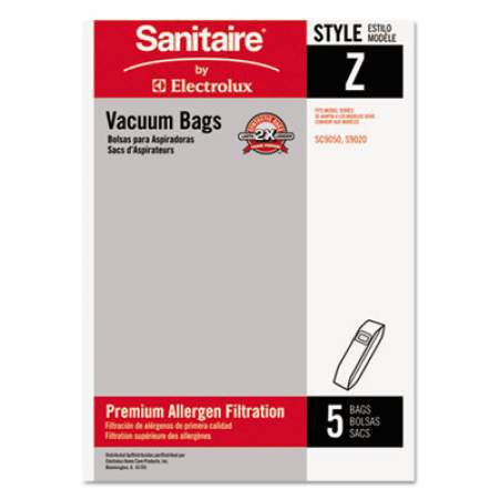 Sanitaire Style Z Vacuum Bags, 5/Pack (63881A10)