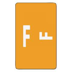 Smead AlphaZ Color-Coded Second Letter Alphabetical Labels, F, 1 x 1.63, Orange, 10/Sheet, 10 Sheets/Pack (67176)