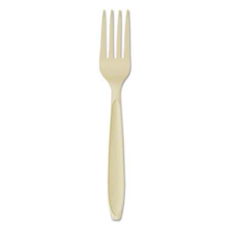 Dart Reliance Medium Heavy Weight Cutlery, Std Size, Fork, Bulk, Champagne, 1000/ct (RSAF)