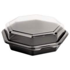 Dart Octaview Cf Containers, Black/clear, 28oz, 7.94w X 7.48d X 3.15h, 100/carton (865612PS94)