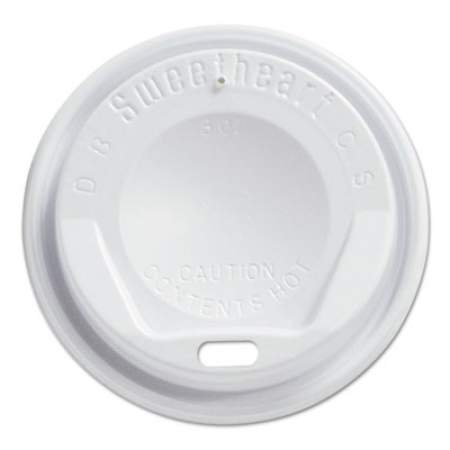 Dart Gourmet Dome Sip-Through Lids, Fits 8 oz Cups, White, 100/Sleeve, 10 Sleeves/Carton (LGX8R1)